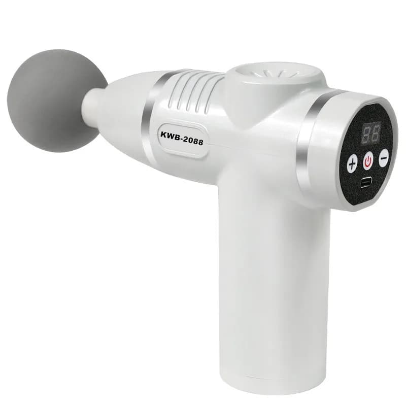 Mini Fascia Gun Massage Gun Instrument Muscle Relaxation Vibration Therapy Stick Fitness Equipment 12 Massage Heads