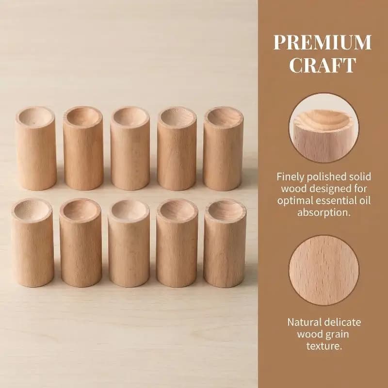 Tumbler Wood Diffuser Flameless Aromatherapy Essential Oil Diffuser Mosquito Repellent Device
