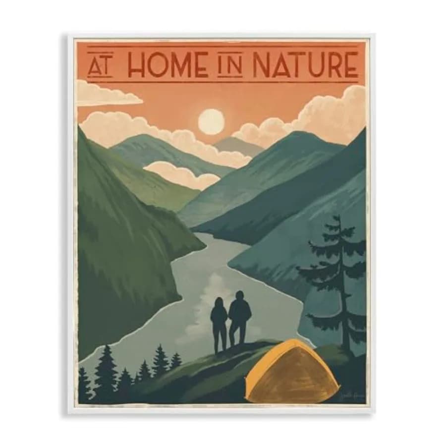 A casa nella natura: tenda da campeggio in montagna