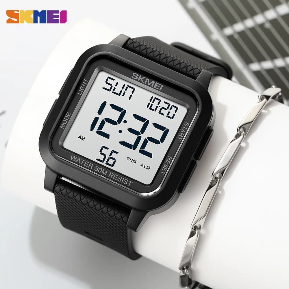 SKMEI Back Light Display Countdown Sports Watches For Men Women Digital Stopwatch Waterproof Clock Wristwatch and Bracelet Gifts