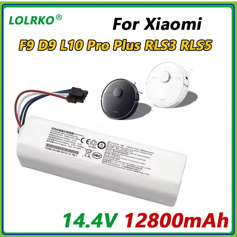 2026 Original Battery for Dreame Robot Vacuum Mop Cleaner L10s Ultra L10 L10S ULTR 5200mAh Lithium-ion Pack 4INR19/66-2