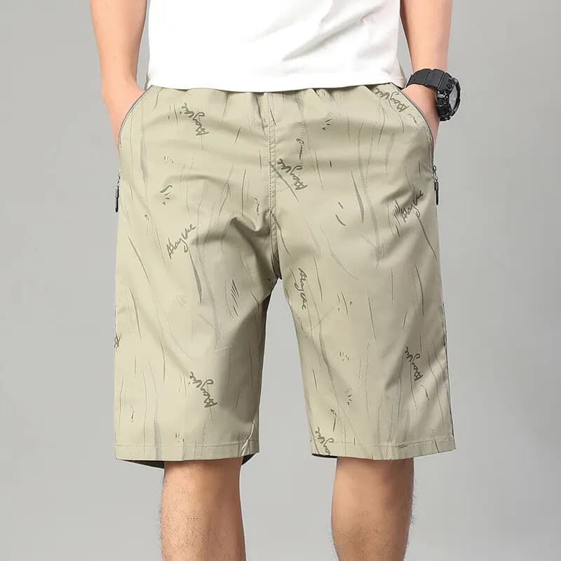 Pantaloncini sportivi da uomo Pantaloncini da spiaggia estivi con coulisse in vita elastica Pantaloncini da bagno multitasche Pantaloncini da corsa di grandi dimensioni per le vacanze