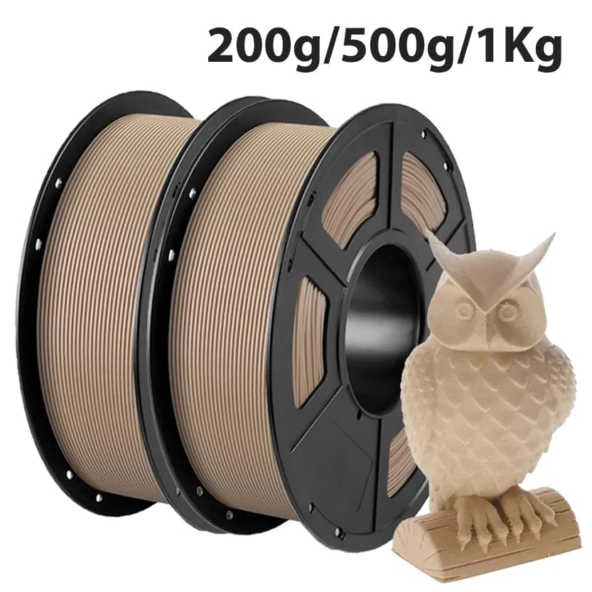 3D Printer Filament in Light Wood PLA 200g 500g 1Kg Sandalwood 3D Printing Materials Pla Noce Cherry Light Wood