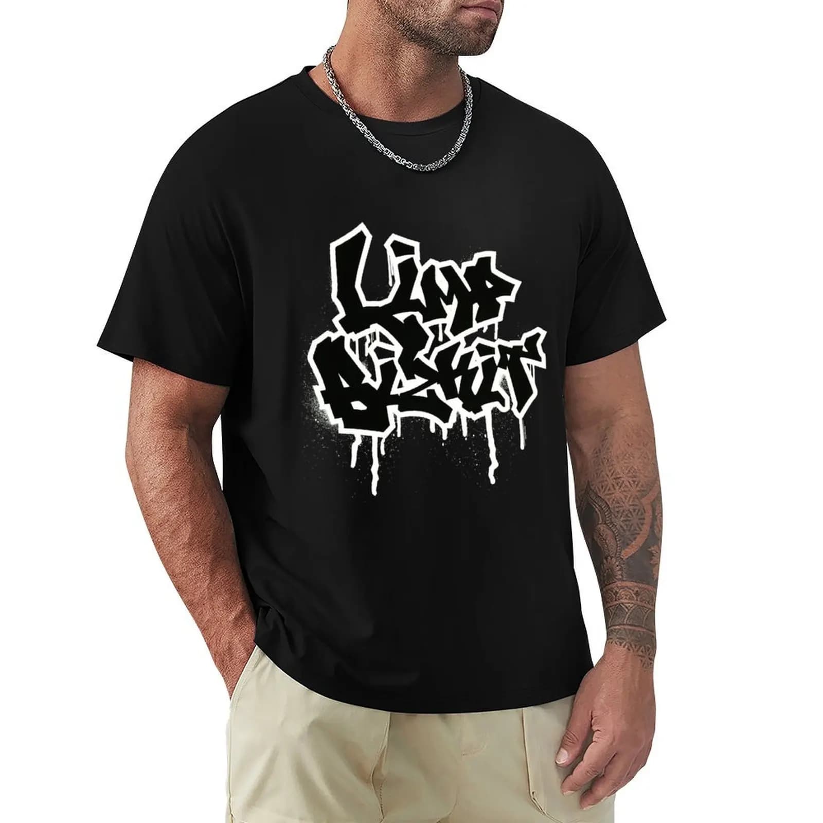T-shirt della band musicale Trend Limp Bizkit, resistente agli odori, a maniche corte