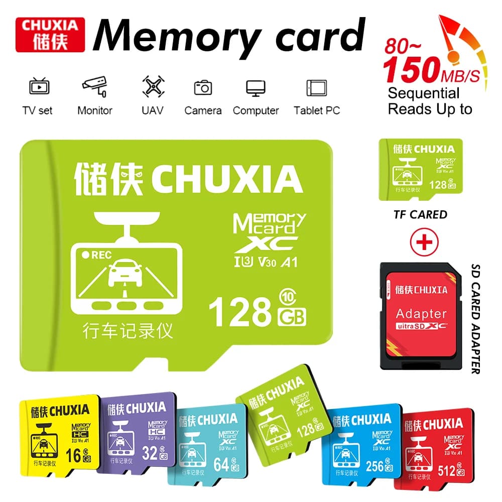 New original memory card 64 GB high speed 128 GB 32 GB 256 GB 16 GB flash card for mobile phone computer sports camera SD/TF card