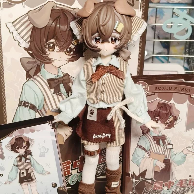 Genuine Mirai Dolls Boxed Furry Series 1/8 Action Figure Bjd Blind Box Anime Character Doll Model Desk Ornament Collect Gift Toy