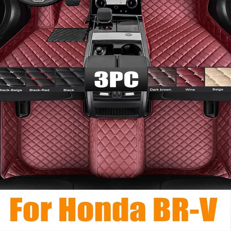 Originale Per Honda BR-V 2018-2023 RHD BRV Auto Tappetini Per Auto All-Weather TPE Tappetini Inodore Pad Vassoio Zerbino Interno accessore