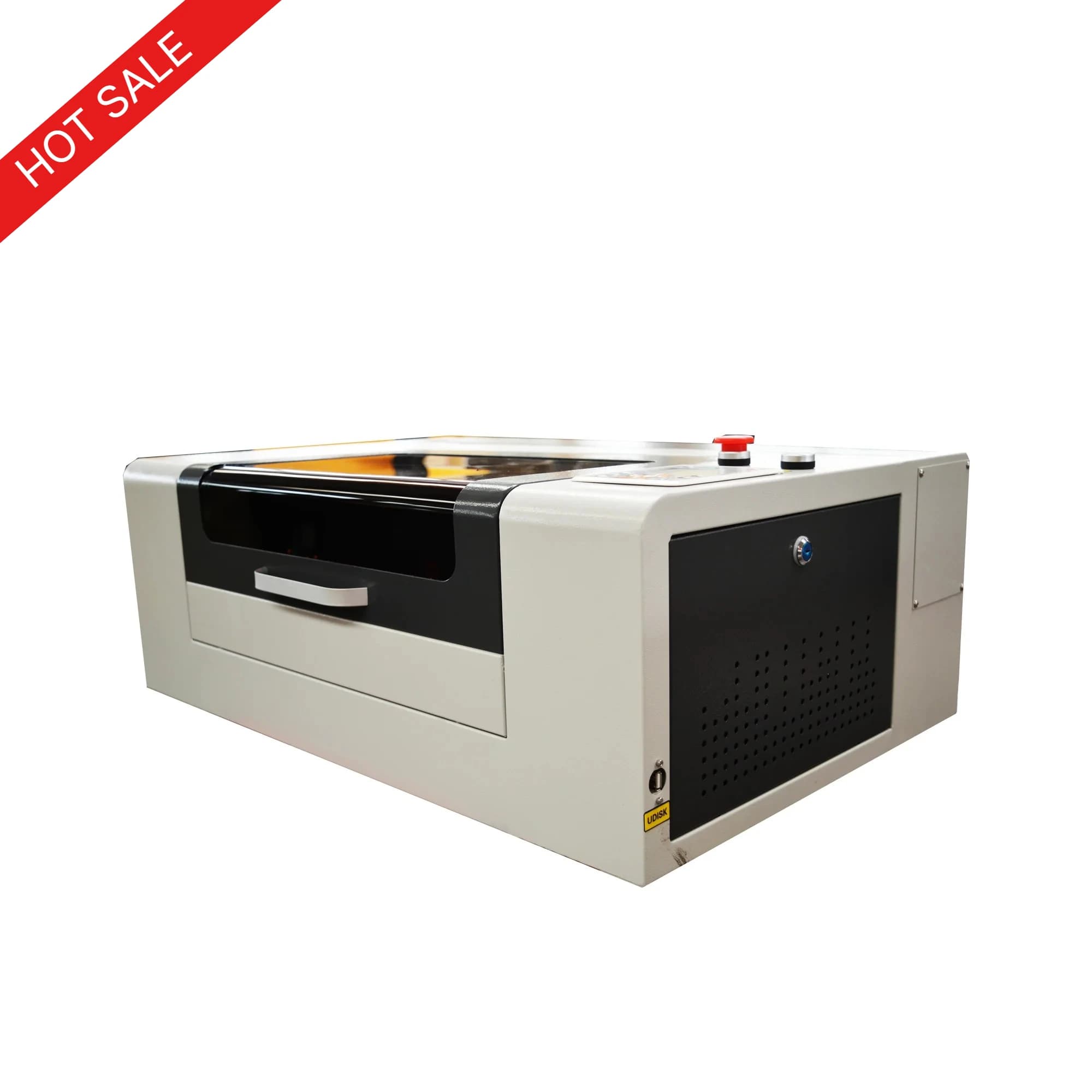 Macchina da taglio laser CO2 Voiern Agent 40W 50W 3020 2030 e mini incisore laser per legno, carta, gomma e timbri