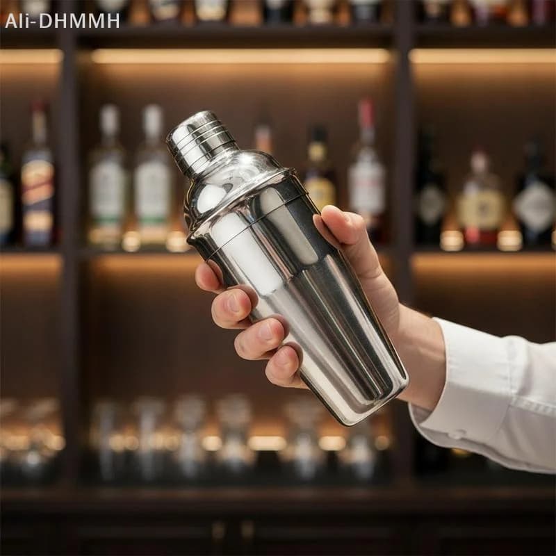 ZLinKJ 1Pcs Stainless Steel Cocktail Shaker For Bartender Drink Party Bar Tools