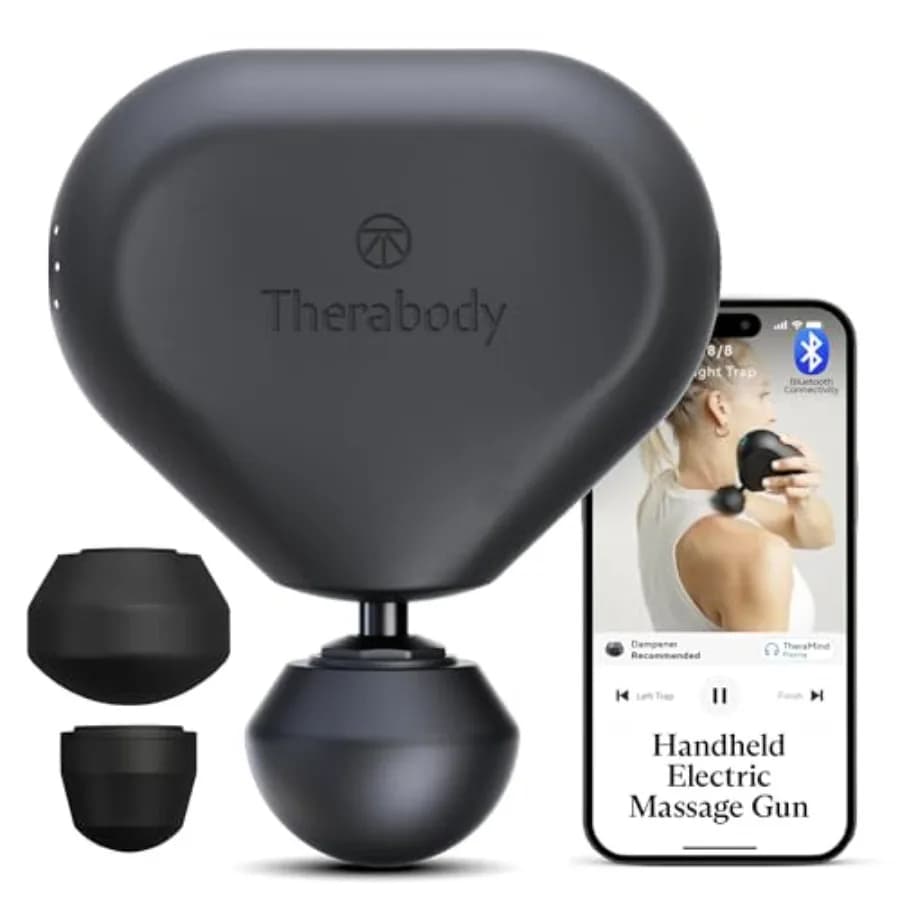 Mini Ultra-Portatile Massage Gun of Third Generation of Therabody, Essential for Travel, for a Rapid and Effective Lift from Pain and Tension