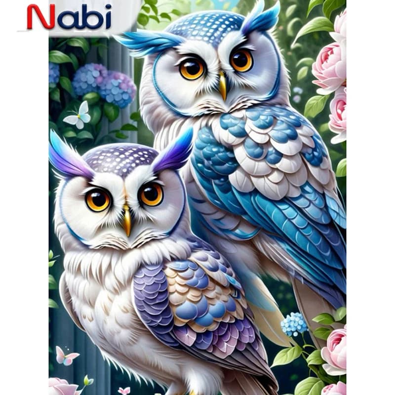 Nabi Diamond Embroidery Owl New Arrival Painting Animal Cross Stitch Kits Diamond Mosaic Bird Home Decor