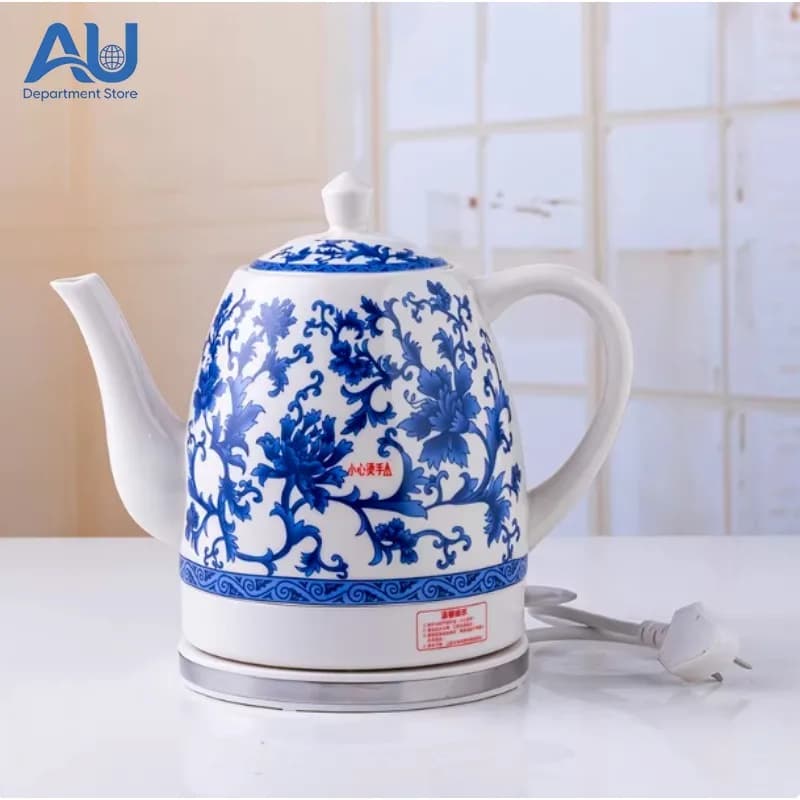 1.2L 1.5L Ceramic Electric Kettle Teapot 220V Anti-dry Burning Auto Power Off