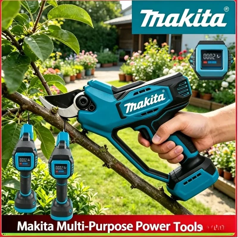 Forbici da potatura elettriche Makita senza spazzole, cesoie da taglio ad alta potenza, utensile elettrico per batteria Makita 18V