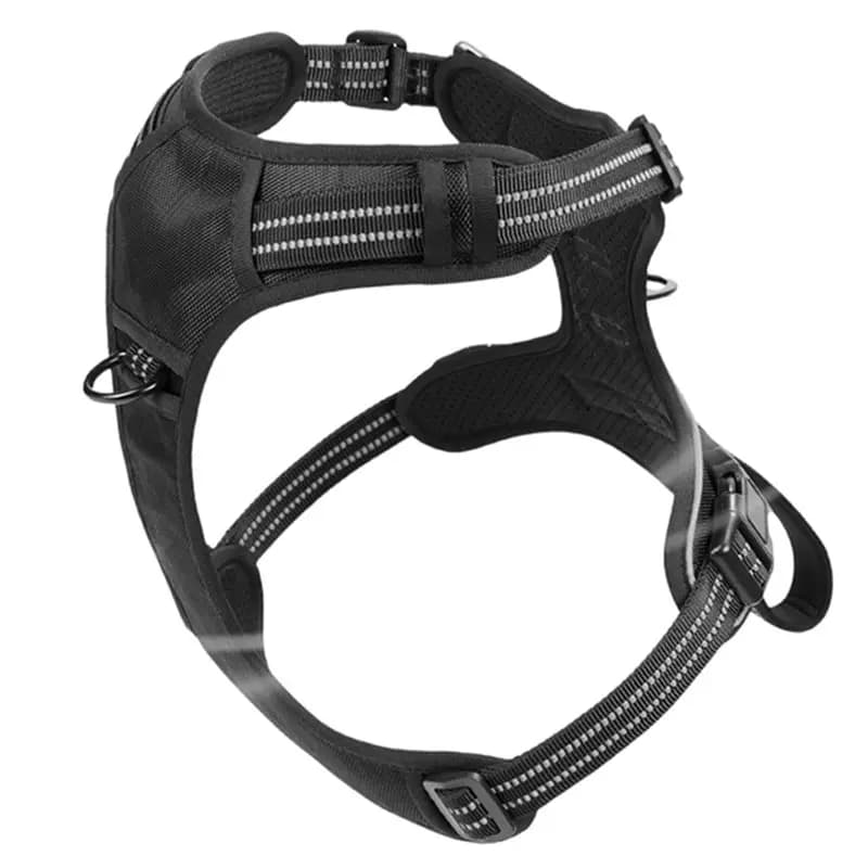 Pettorina per cani AB11-SMALL COMBINATION, senza trazione, riflettente, per passeggiate all'aperto.