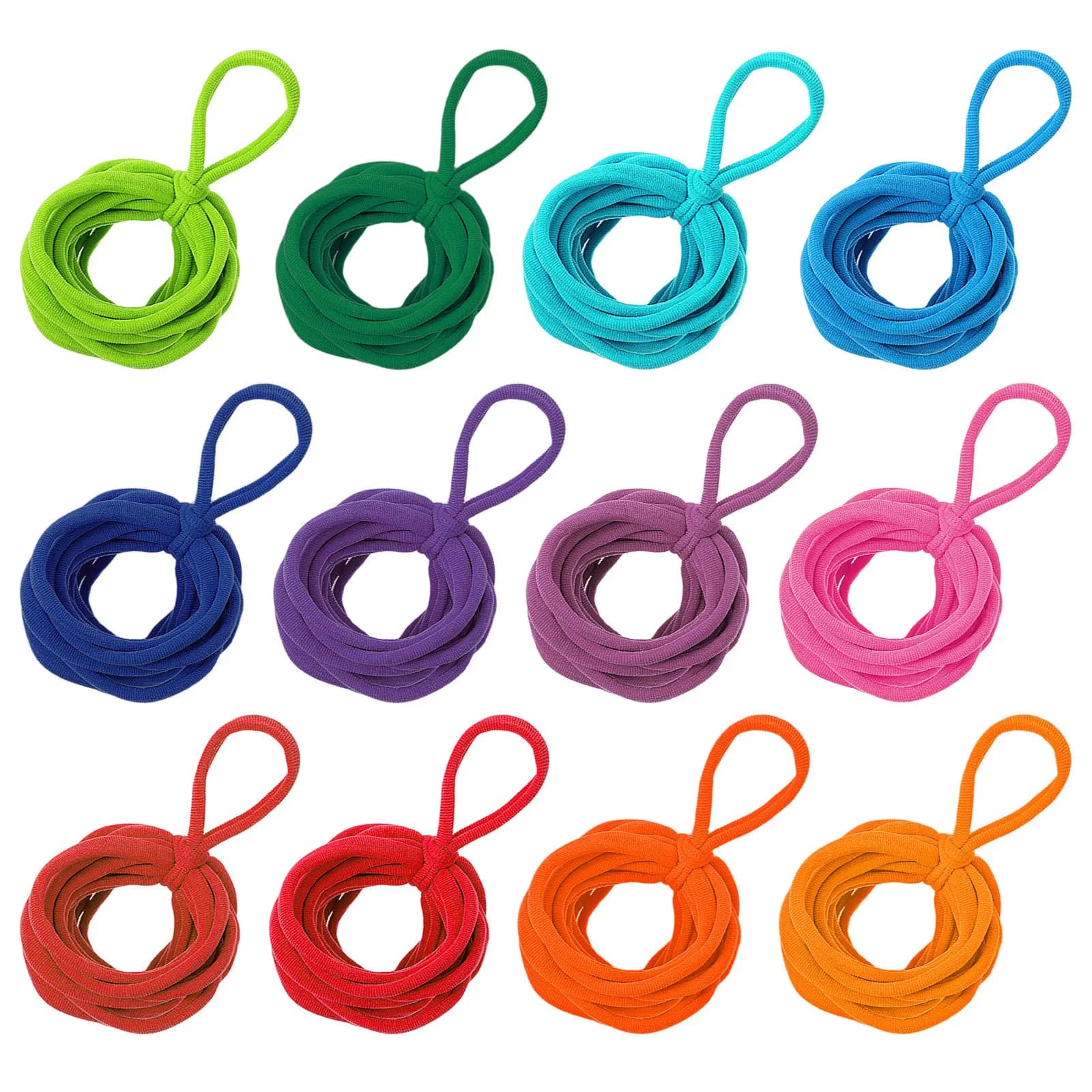 192Pcs Potholder Loom Loops Vibrant Elastic Bands Portable Kit for DIY Crafts Weaving Refill for Handicraft Projects