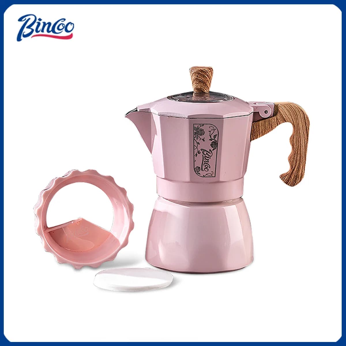 Bincoo Doppia Valvola Moka Espresso Moka Pentola Concentrata Estrazione Caffettiera Kit di Birra Domestica Creatore Barista Strumenti di Uso