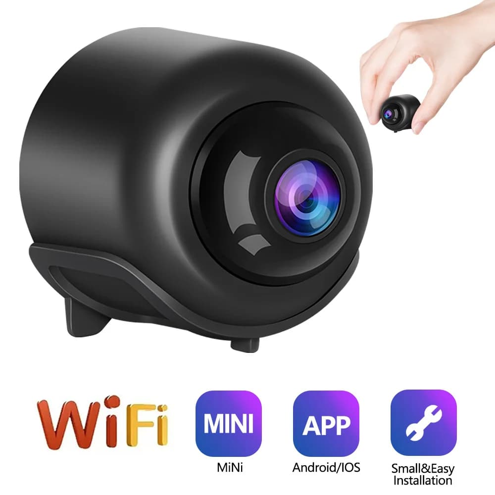 Mini telecamera Wifi Baby Monitor Telecamera di sorveglianza di sicurezza interna Visione notturna Registratore audio video Telecamera IP
