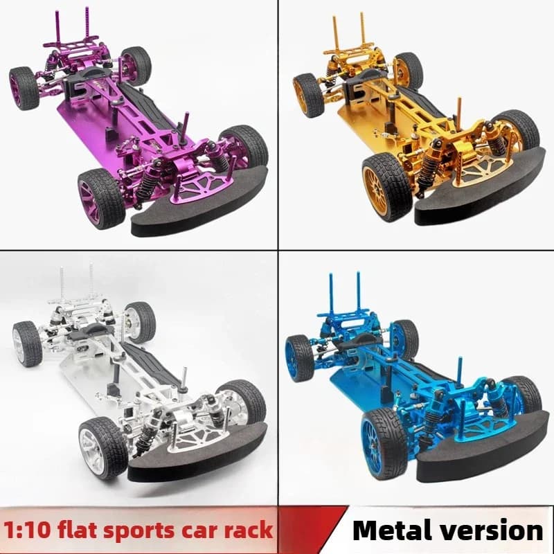 1:10 HSP Unlimited 94123 Elettrico Flat Run RC Auto da corsa/Drift Car Brushless Edition Metal Edition Telaio vuoto