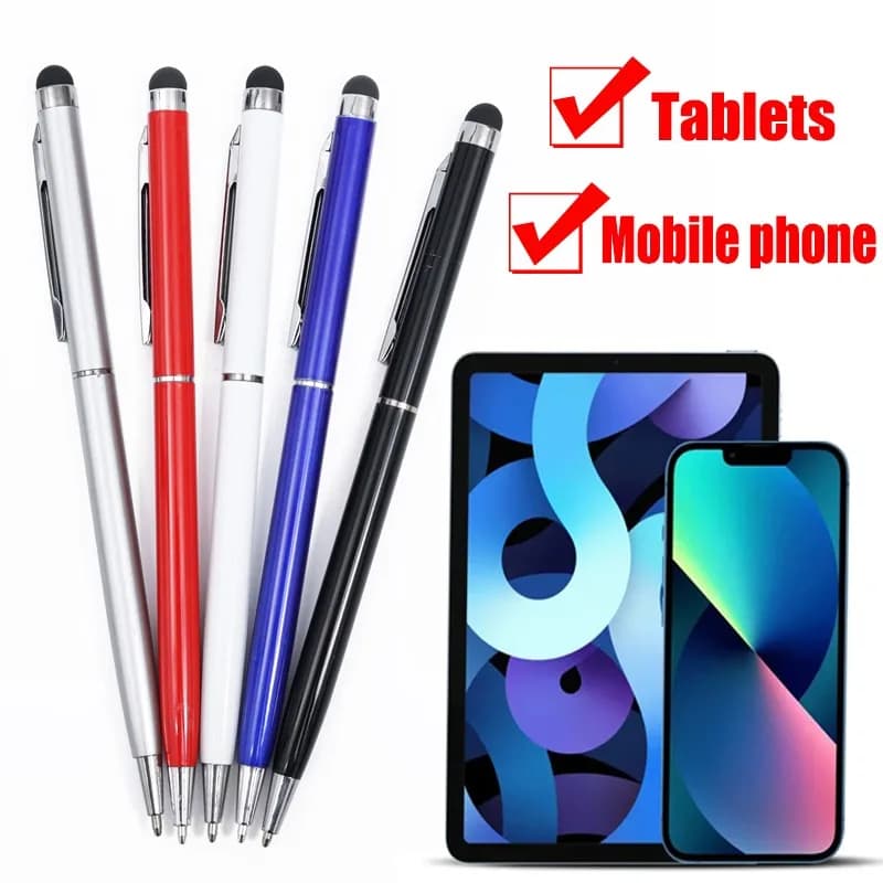 Penna stilo universale penna resistiva capacitiva matita stilo Touch Screen multifunzionale per tablet Android telefono Samsung IPad