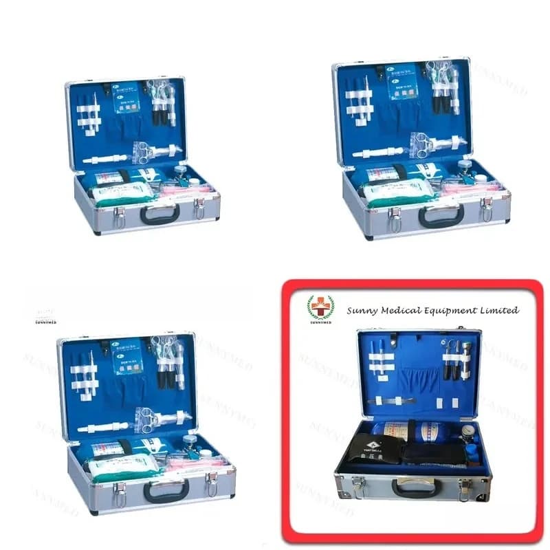 SY-K005 Portable Emergency Survival First Aid Kit Box with Locks and Handle First Aid Kit