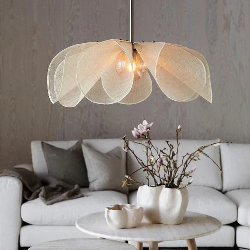 Lampada a sospensione a soffitto in tessuto Vintage Wabi Sabi giappone lampada a sospensione a soffitto soggiorno ristorante Hotel lampadario Mood Light