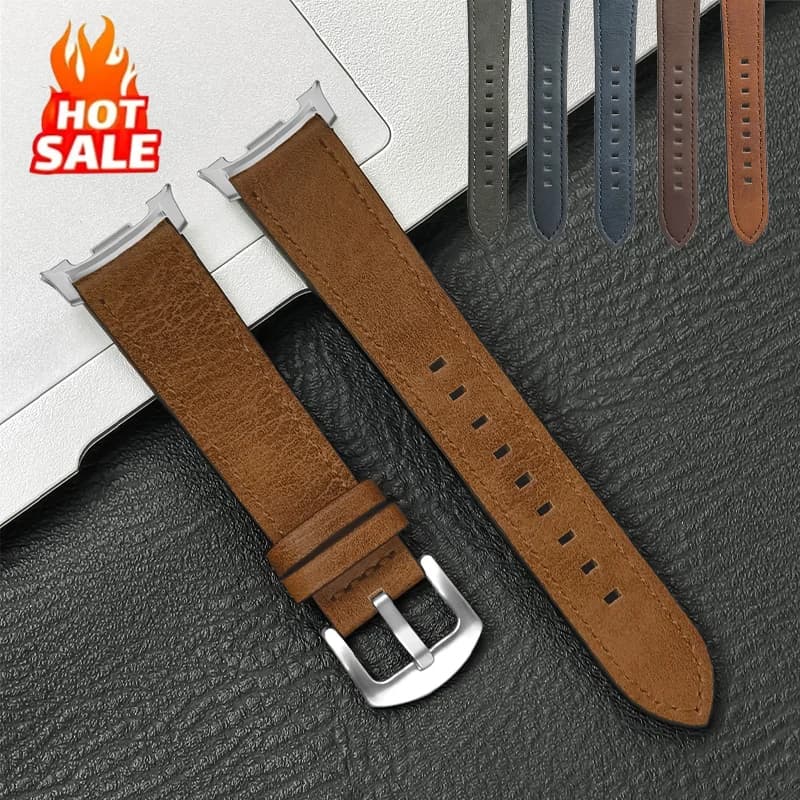 Slim Leather Strap for Samsung Galaxy Watch 9 8 40 44mm 8Classic Smartwatch Strap for Galaxy Ultra 2 Woman Wristband Accessories
