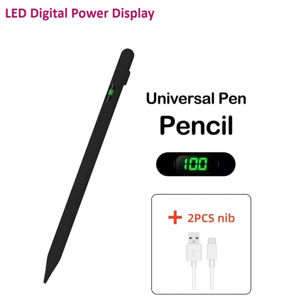 Penna stilo universale per penna touch per telefono con display digitale a LED per iPad Samsung Galaxy Tablet Pen per Android IOS Windows