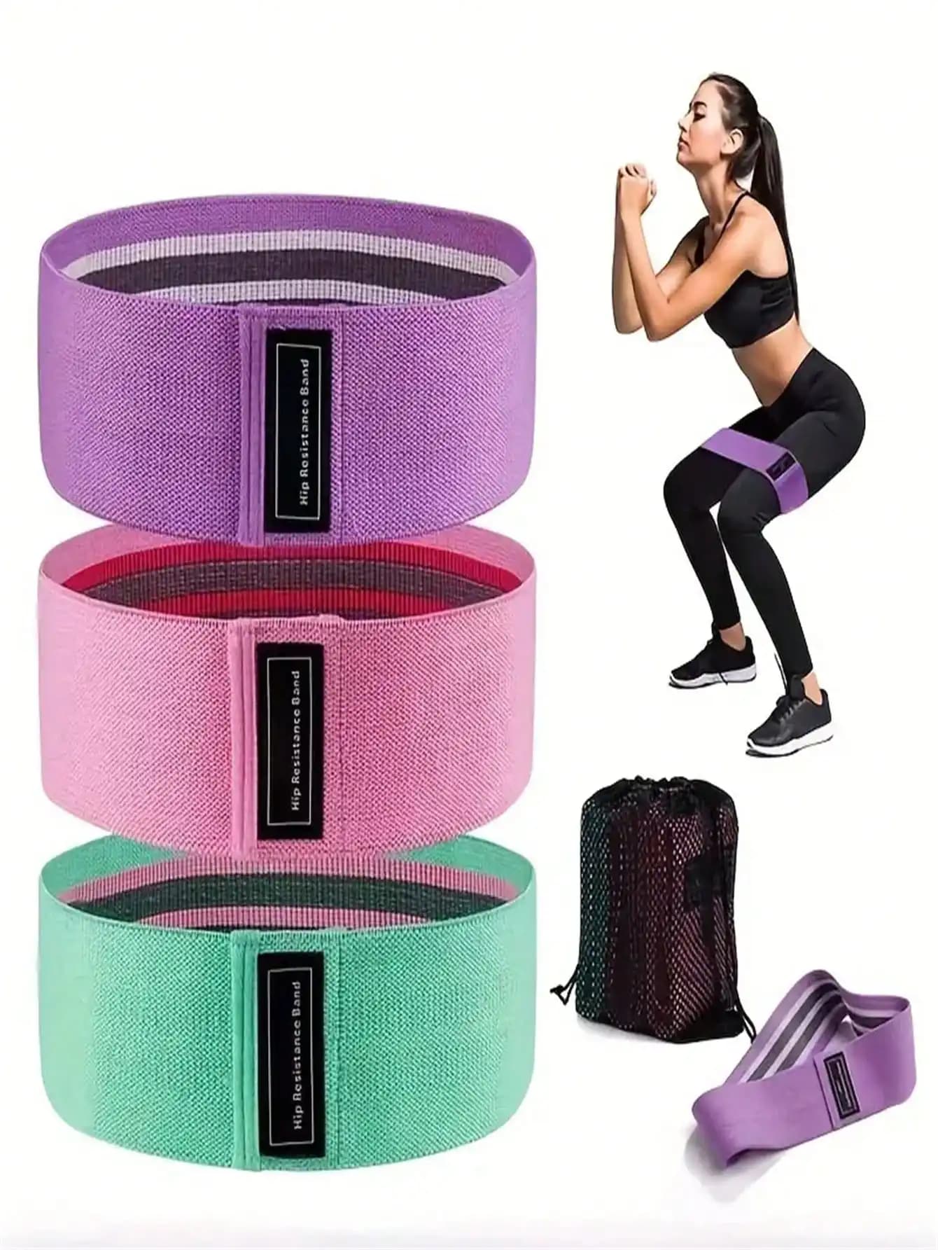 Fascia di resistenza Fitness Glutei Espansione Panno fitness Elastico Espansore elastico Adatto per attrezzature sportive per esercizi a casa