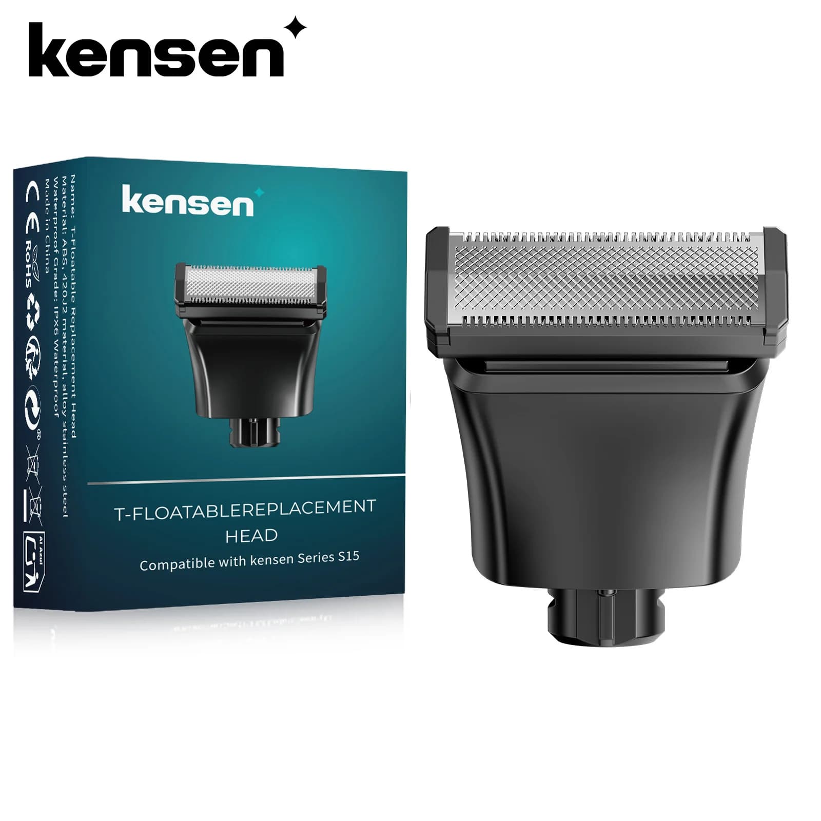 Kensen Spare Blade for S15 Electric Tirmmer Double Face Blade Shaver Blade for Body Hair Shaver Barba Haircut Blades for Cutter