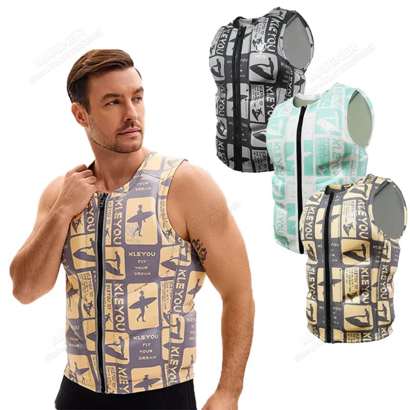 Impact Neoprene Buoyancy Swimming Vest Jet Ski Life Jacket Quality Comp Impact Vest Wakesurf Comp Vest Neoprene Life Jacket