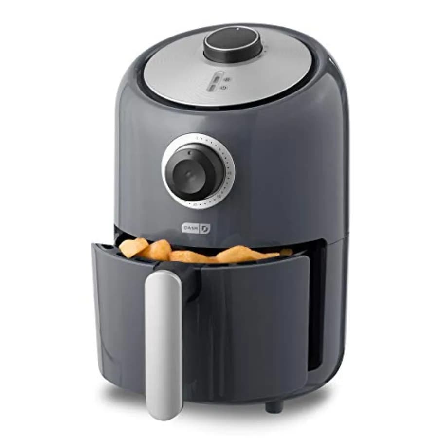 Compact Air Fryer for Sana Cuisine with Automatic Switching, Control Temperature Adjustable, Non-stick Basket and AirCrisp Technology