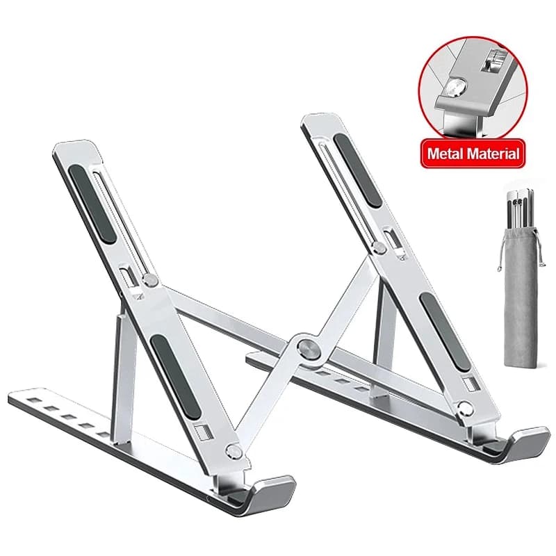 Adjustable Foldable Laptop Stand Portable Stable Cooling Support Laptops For Gaming Office Video Conferencing Desk Accessory