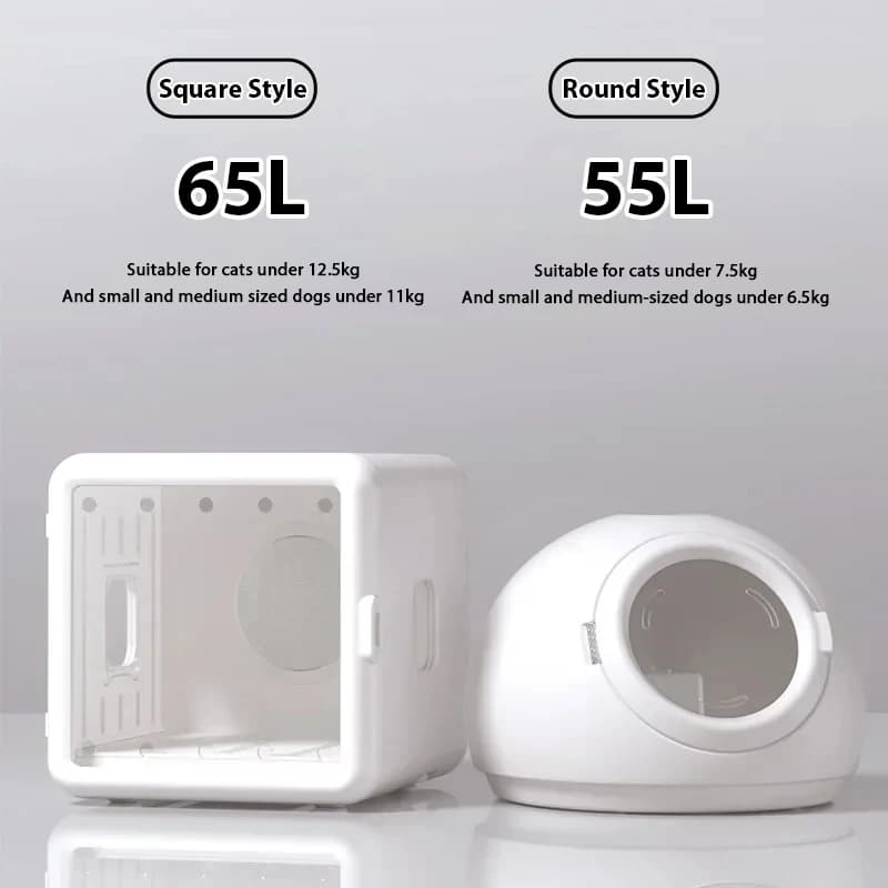 Automatic Pet Drying Box for Cats And Dogs with Temperature Control Water Sterilization And Anti-Cold Feature Pet Grooming Dryer