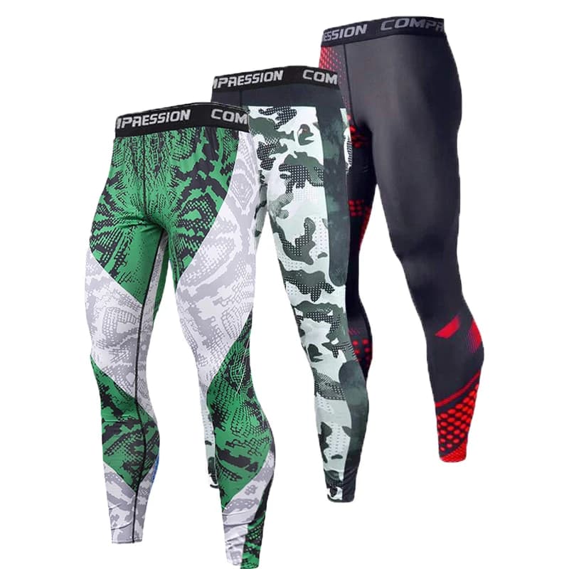 Pantaloni a compressione da uomo Abbigliamento sportivo da uomo Allenamento Legging Palestra Pantaloni skinny Collant Pantaloni da jogging Pantaloni sportivi Pantaloni da corsa da uomo