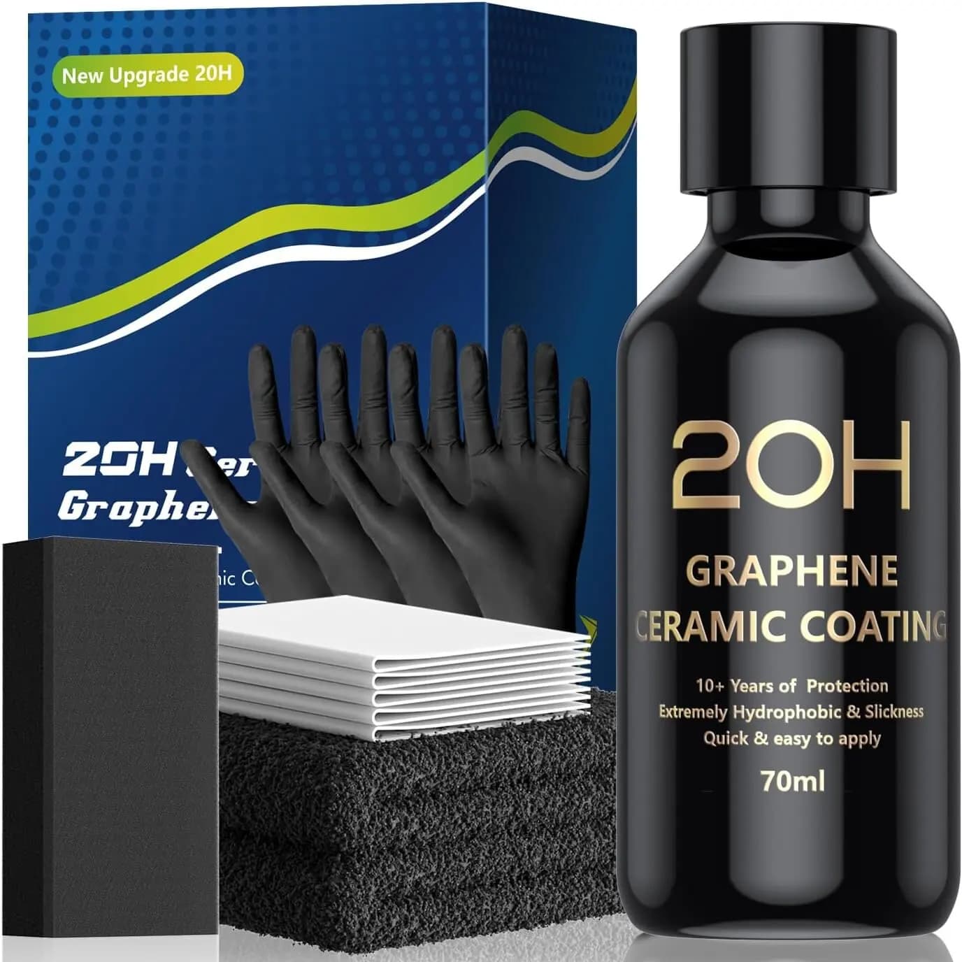 2026 Graphene Ceramic Coating 20H with Self Healing and UV Track Technology Car Detailing Professionals 10+ Years of Protection