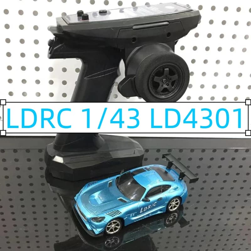 LD4301 1:43 Mini Desktop a quattro ruote motrici a scala intera RC drift telecomando con giroscopio, uomo giocattolo realistico