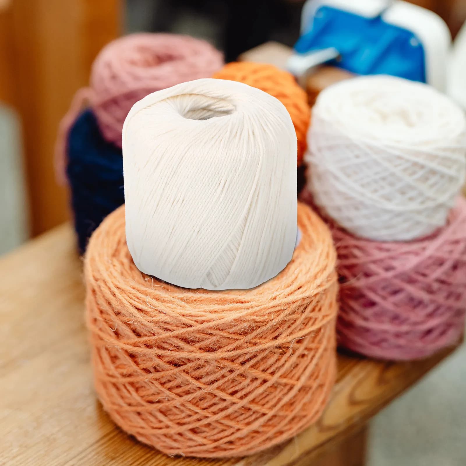 1 Rotolo di Filato per Uncinetto Multifunzione Professionale, Ideale per Accessori di Cucito Fai-da-Te, Lavori a Maglia, Decorazioni per la Casa, Morbido e Confortevole