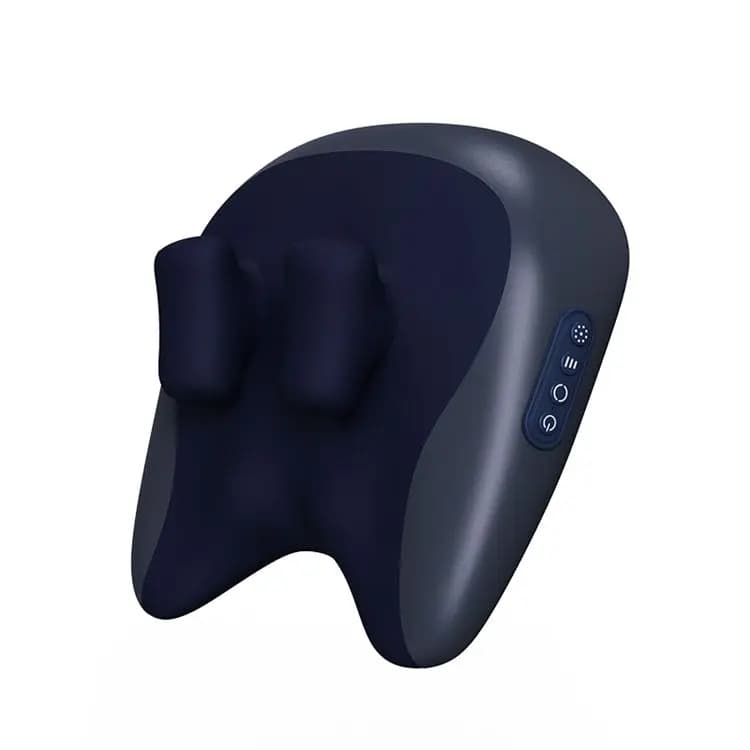 Popolare vendita calda riscaldamento costante dolore al corpo contorno cervicale ergonomico a batteria con cuscino da viaggio per massaggio al collo termico