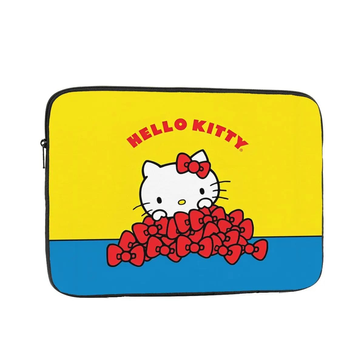 Custodia Antiurto 12" 13" 15" 17" per Laptop Uomo Donna Hello Kitty, Borsa a Manica per MacBook Air Pro, Cover per Notebook