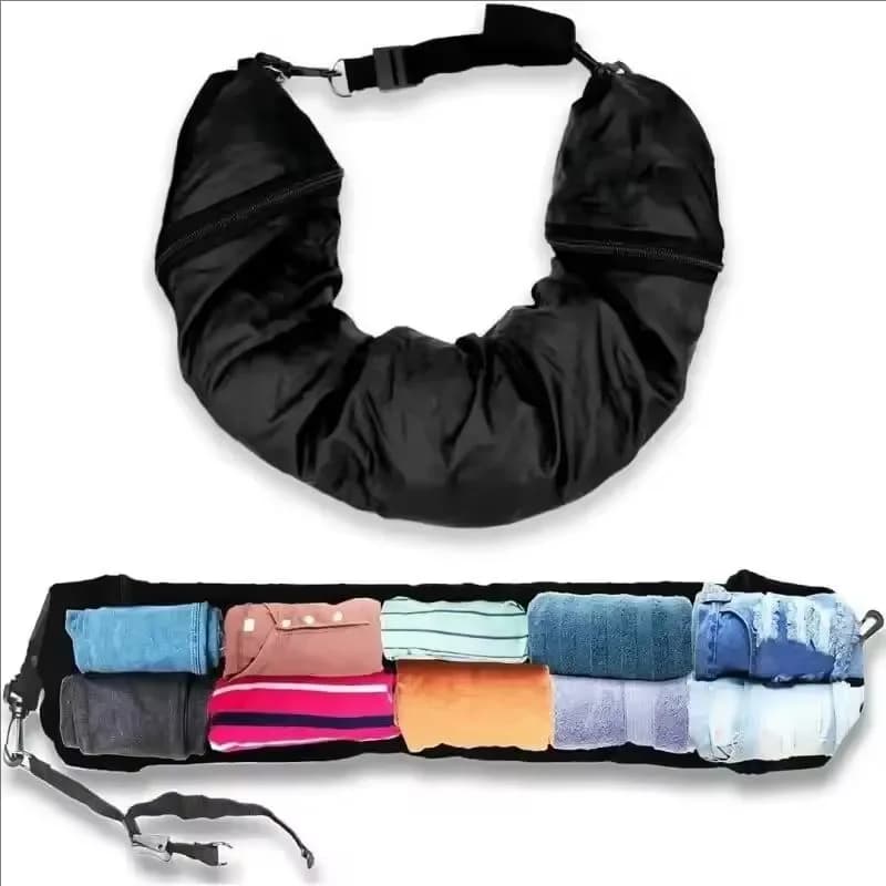 Lightweight and Portable Free Filling Travel Pillowcase Storage Bag for Airplanes Portable Travel Bag Travel Storage Pillow