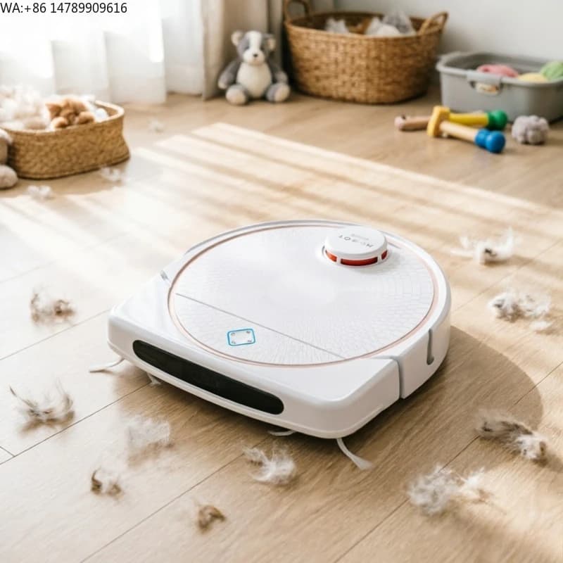 LEGEE D7 Robot Aspirapolvere Intelligente con Sistema di Navigazione Laser, Aspirazione 2700 Pa, Funzione Lavaggio, Controllo Tramite App e Voce