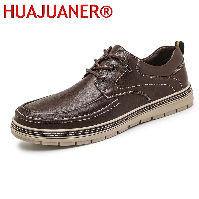Scarpe da uomo in vera pelle nuove di zecca Tendenza mocassini comodi Scarpe da uomo design Scarpe da barca casual britanniche Scarpe da ginnastica da uomo Mocassini