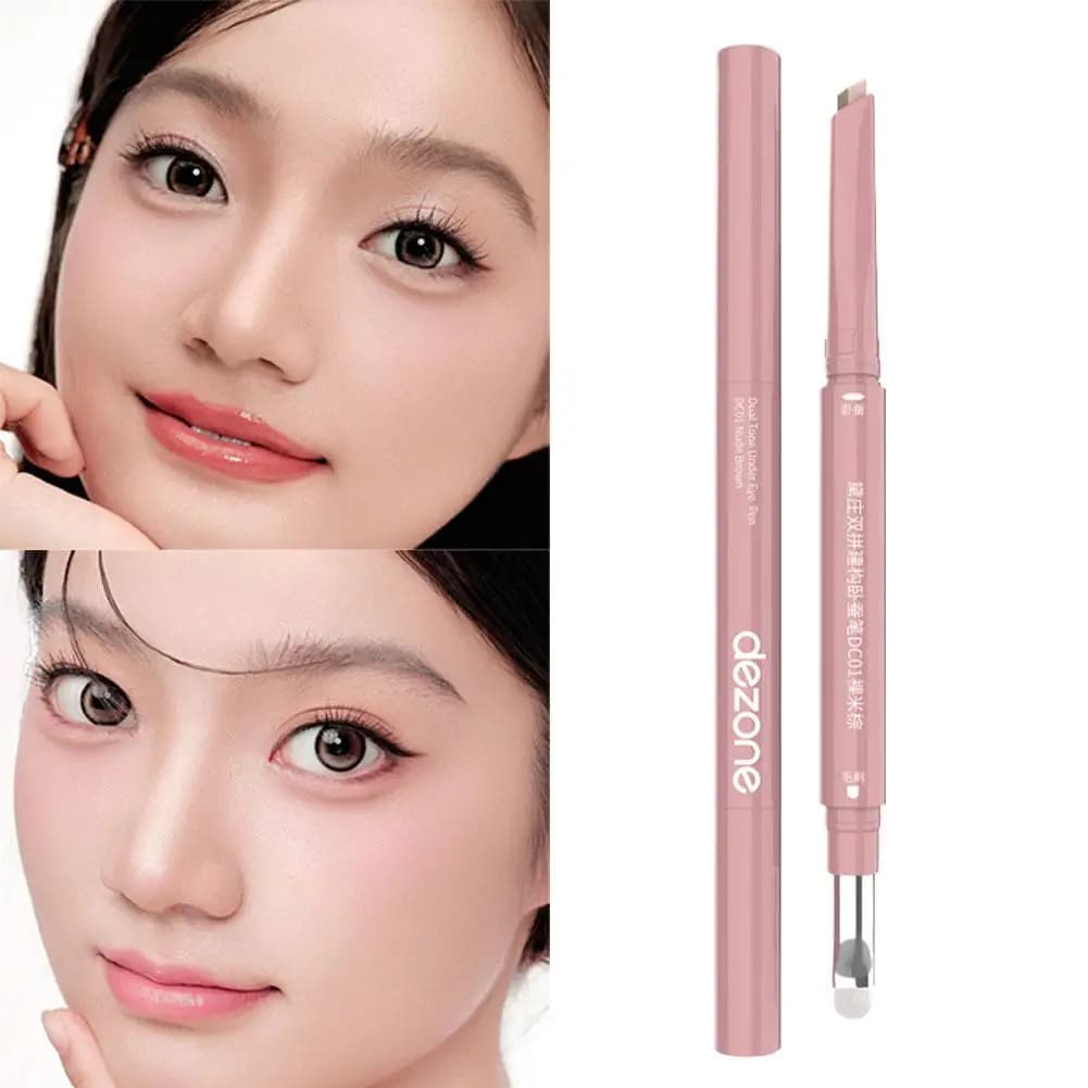 DEZONE eye bag pen with head Lighting shadows Waterproof and anti-slip to create 3D eye bags Daily makeup for eye bag pen