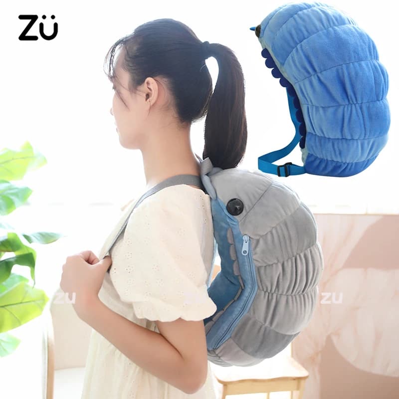 ZU Divertenti Zaini di Peluche Peluche Insetti Pillola Bug Peluche Carino Bambini Ragazza Ragazzo Regalo Borse a Zaino