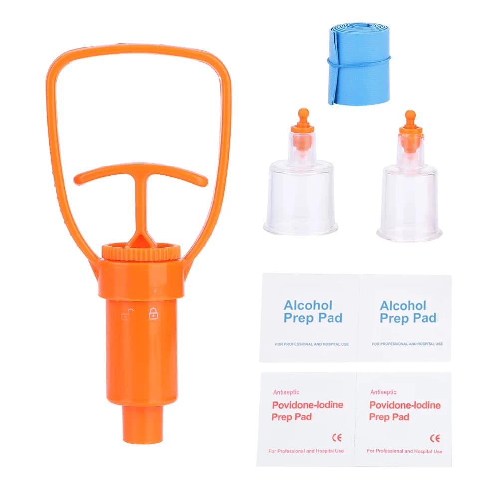 Sucking Tool Bite Pump Kit Outdoor Emergency Aspiration Pump First Aid Safety Snake Bee Bite Sucking Tool Kit