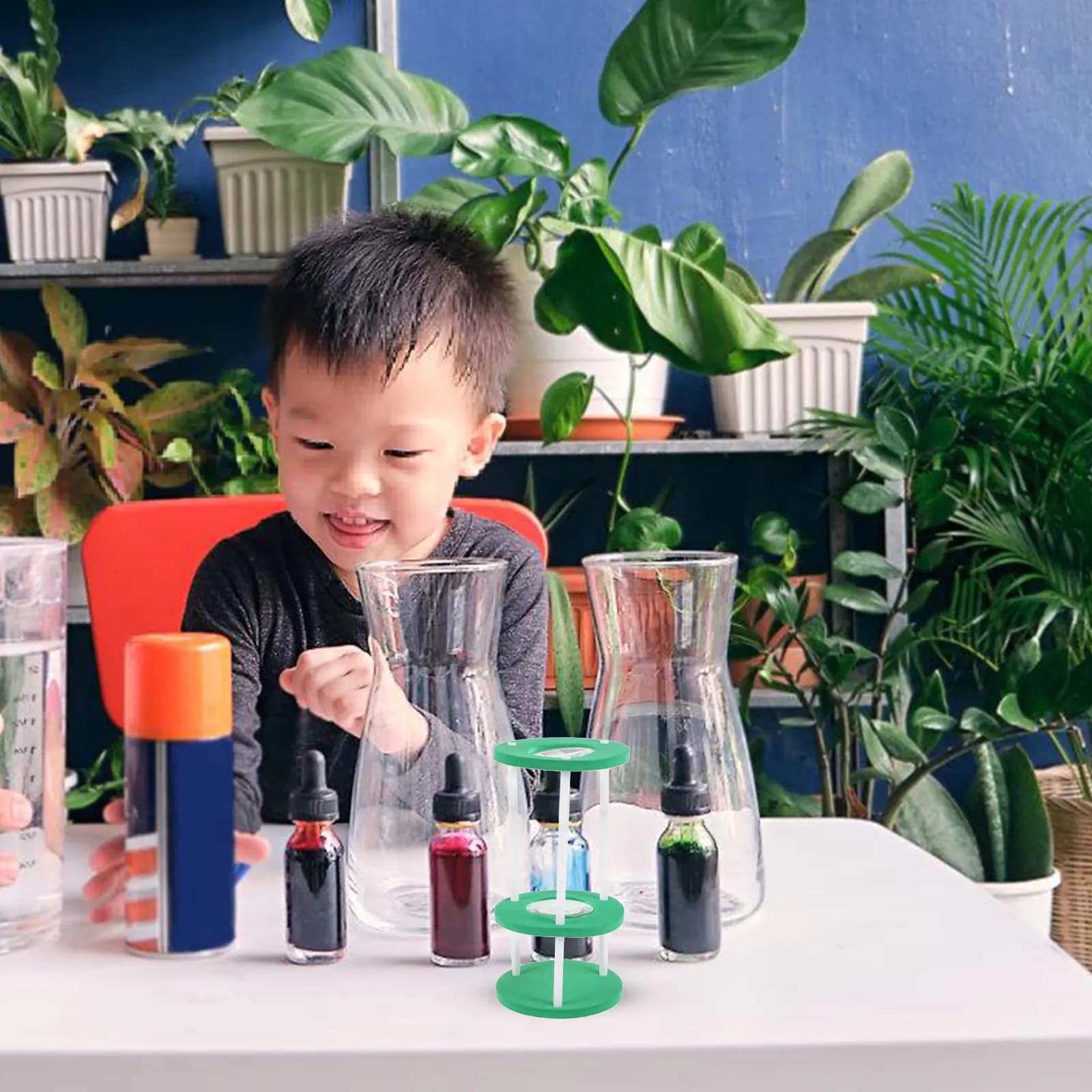 Kit Educativo STEM per Esperimenti Scientifici con Microscopio Fai-da-Te per Bambini, Materiale Ottico Non Assemblato per l'Apprendimento