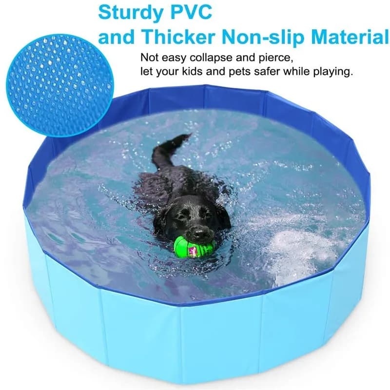 Piscina Pieghevole per Animali Domestici, Vasca per Gatti, Cuccia per Animali, Piscina per Cani, Cuccia a Forma di Anatra per l'Addestramento al Bagno e la Pulizia del Cane, Prodotti per Animali Domestici