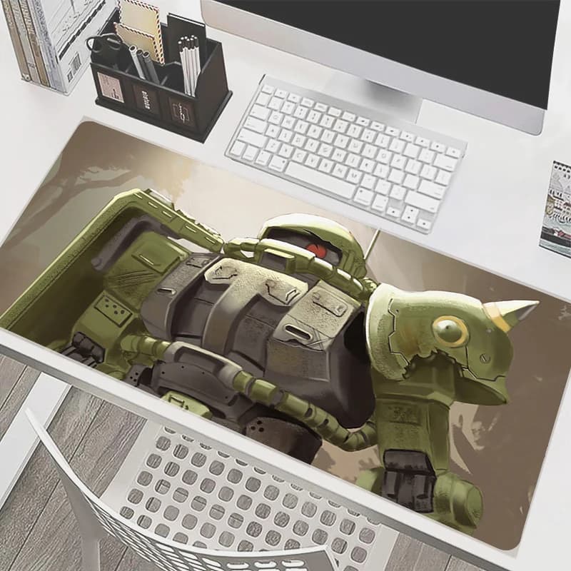 90x40 cm Mechanical Warrior G-gundam Z-zaku II mouse mat, larger game mouse mat for computer, keyboard mat, desk mat, table mat