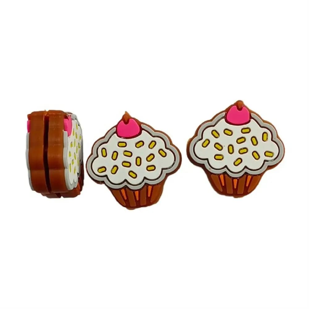 Silcone Tennis Racket Vibration Hamburger Cookie Tennis Racquet Dampener Pizza Doughnut Racquet Shock Absorber