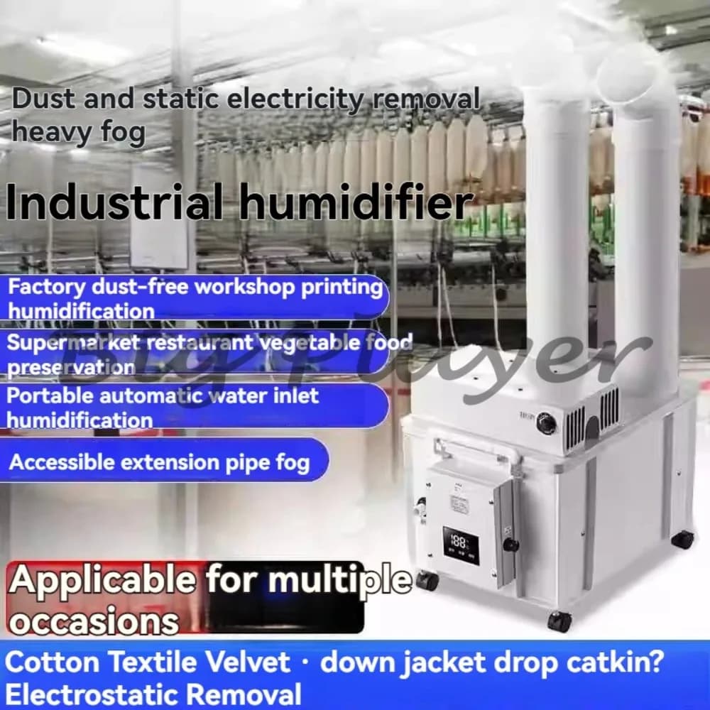 Umidificatore industriale ad ultrasuoni da 30 kg/ora Spray atomizzatore per la conservazione della freschezza delle verdure con grande volume di nebbia